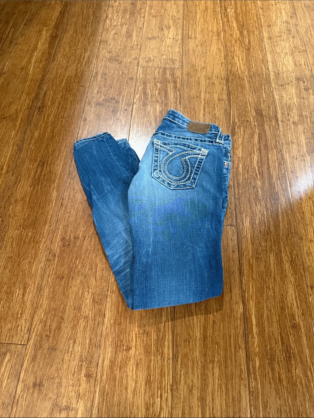 Big Star Women's Skinny Jeans in Medium Blue